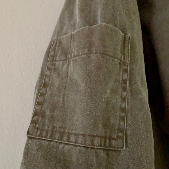 Vintage CHAUS Sport Women’s Brown Cotton Canvas Barn Chore Cargo Jacket MEDIUM - Picture 7 of 11